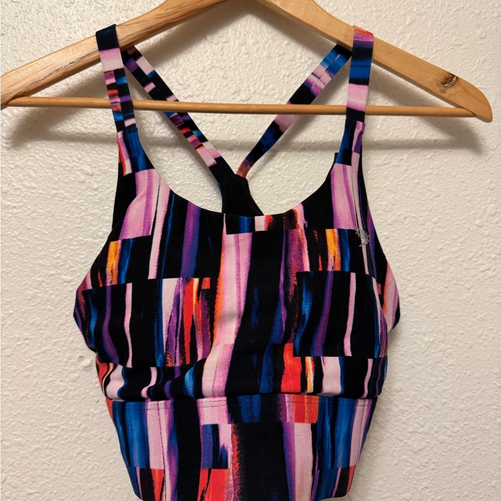 Speedo Endurance Lite Multicolor Swimsuit Top